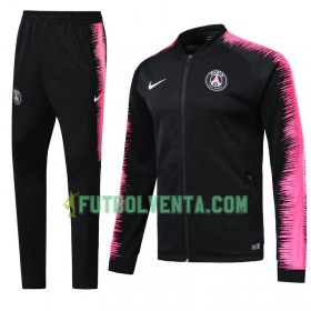 PSG Chaqueta de Entrenamiento Trajes Negro Rosa 2018/2019